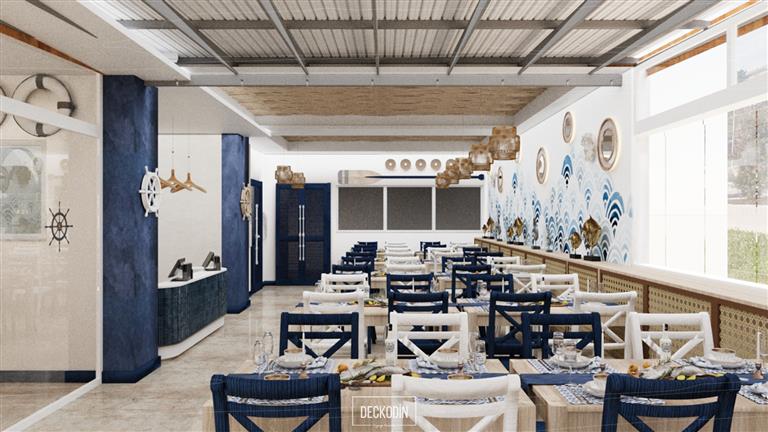 Ankara lüks restoran tasarımı.