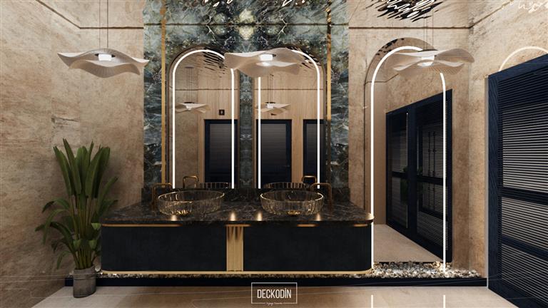 Ankara restoran banyo tasarımı.