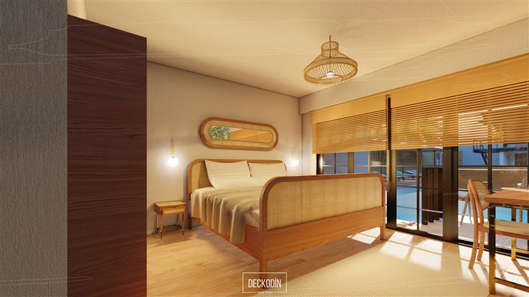 butik otel odası.