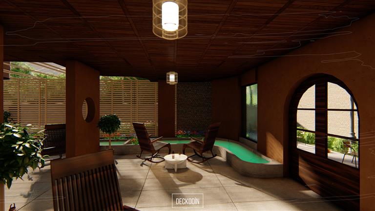 lobby iç mimari tasarımı.