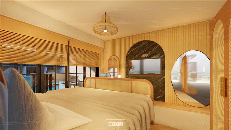 otel iç mimari tasarımı.