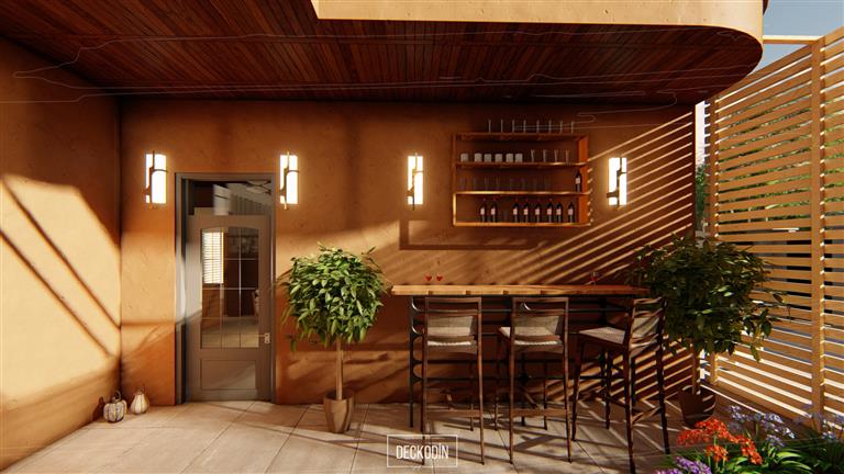özel tasarım lobby bar.